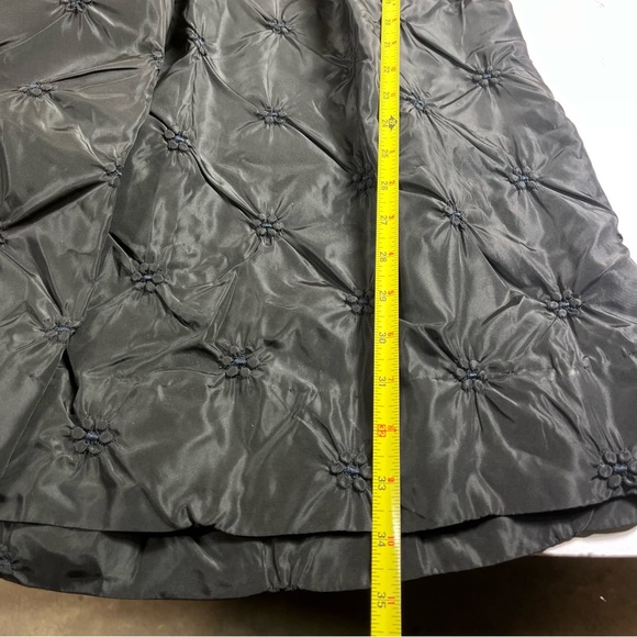 Vintage Black Velvet Dress size Small Taffeta Sweetheart 80s Party Evening Prom - Picture 7 of 14